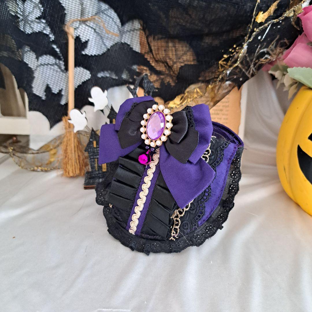 ハロウィン、ゴスロリスタイ(②)わんちゃん猫ちゃん用