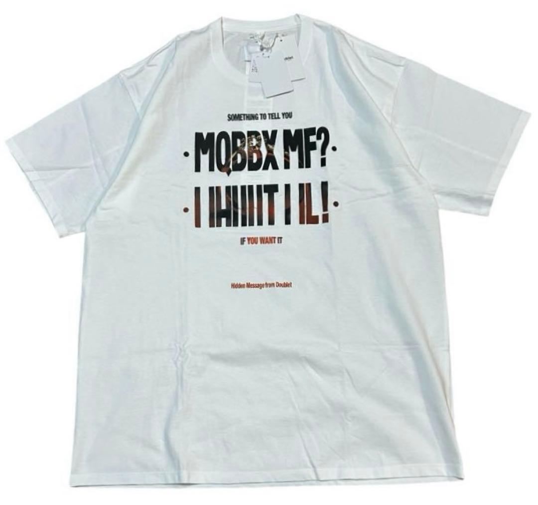 トップス doublet HIDDEN MESSAGE EMBROIDERY TEE
