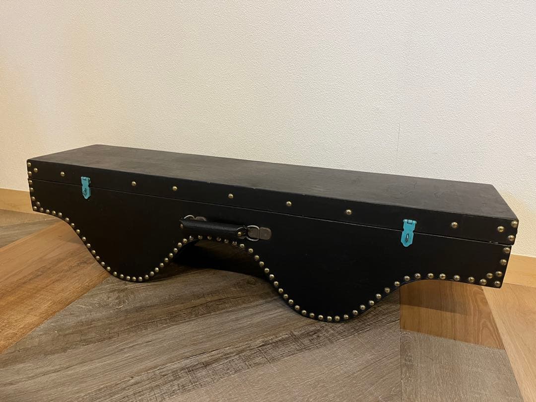 ギジェク ウイグル 寄木細工 民族楽器 木製4弦楽器 弓 ハードケース