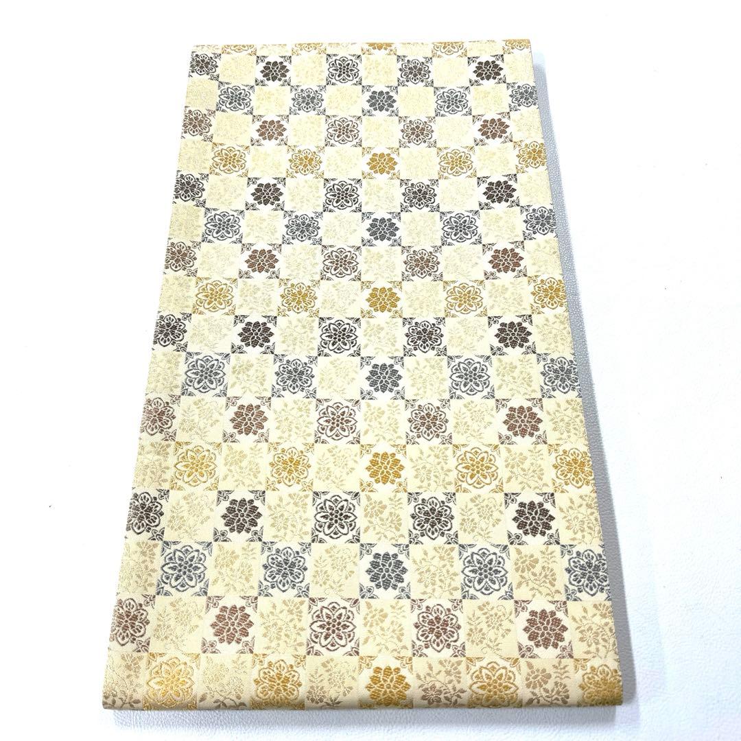 帯5133 ●高級 正絹 六通 袋帯