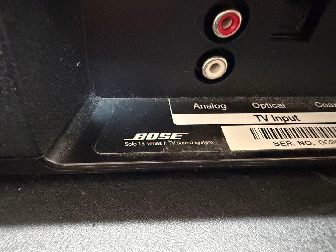 BOSE SOLO15 SeriesⅡ TV サウンドシステム リモコン付き