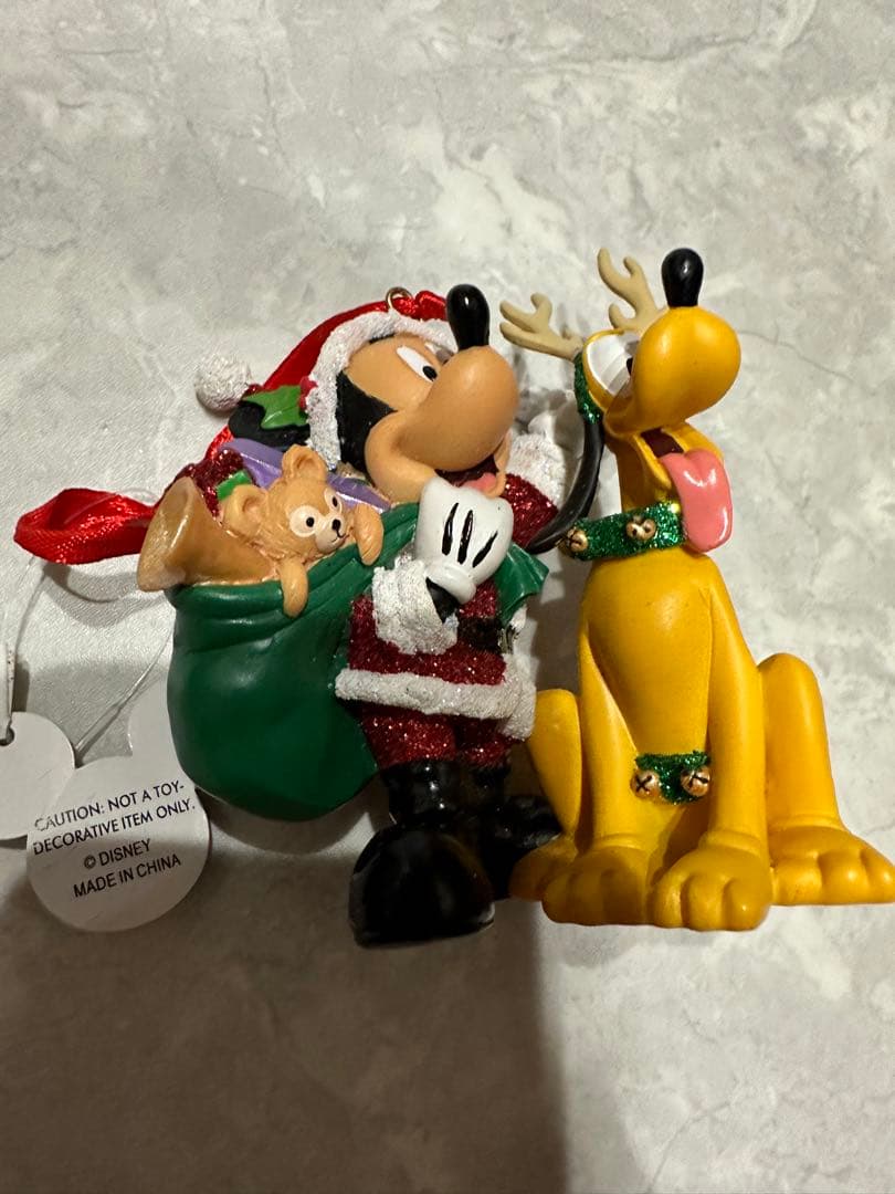 ミッキーマウス　プルート　ダッフィー クリスマスオーナメント