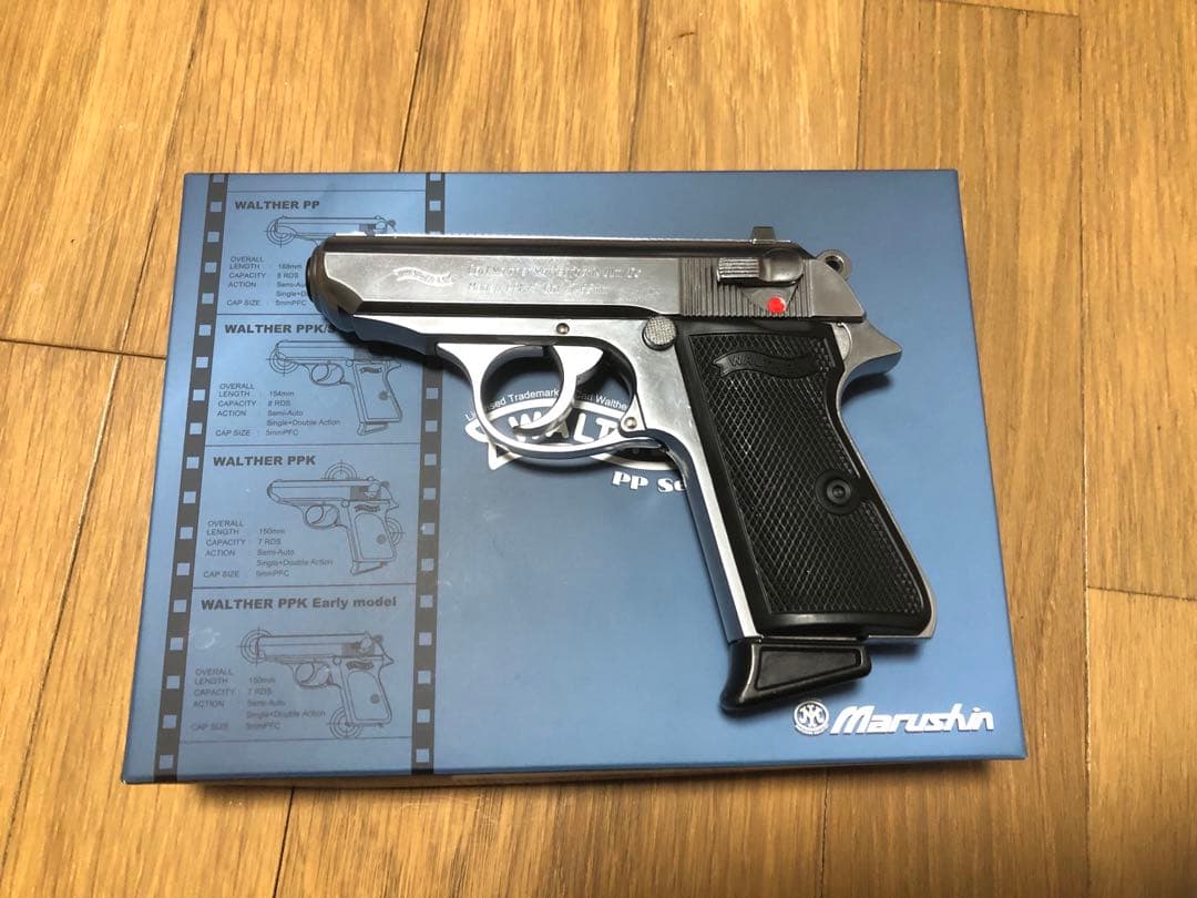 マルシン Walther PPK/s モデルガン シルバーABS