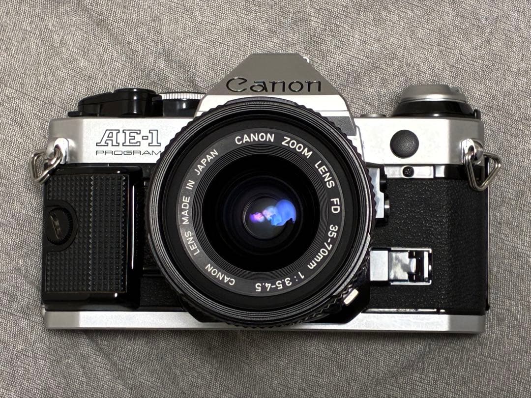 ⭐️美品⭐️モルト交換済⭐️Canon AE-1 PROGRAM ＋ズームレンズ
