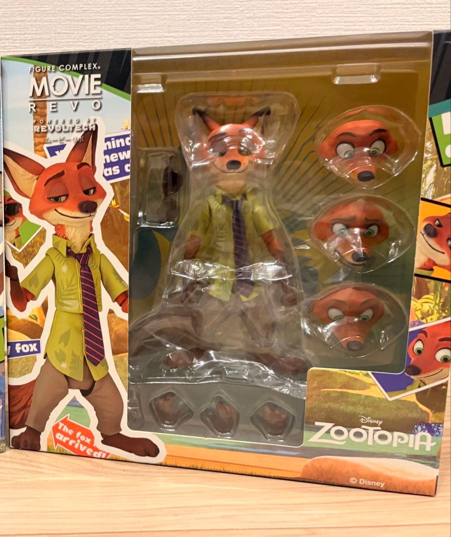 入**様 リボルテック ムービーリボ ズートピア ニック 開封美品