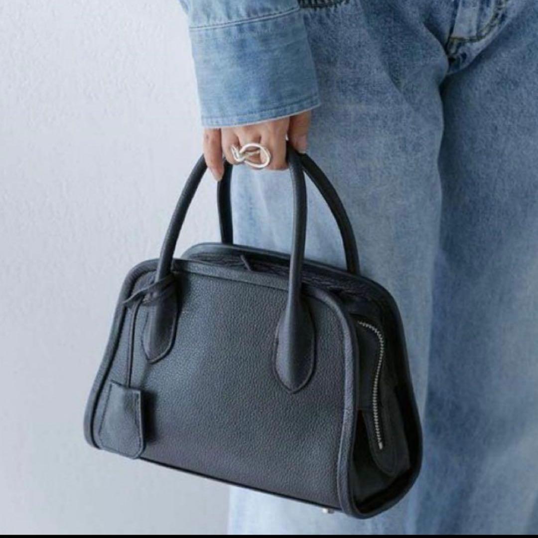 Whim Gazette Hoaw. ミニボストンバッグ　ブラック