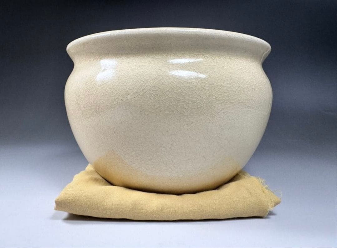 十四代 沈寿官 造 薩摩焼 建水 共箱 茶道具 薩摩 寿官