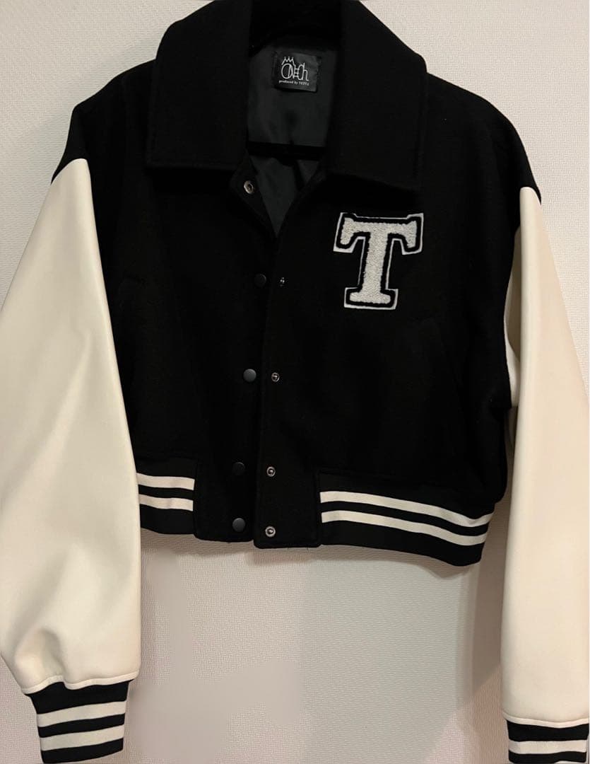 ワンエン 哲汰 TETTA スタジャン ワッペン付き ワンちゃん ジャケット