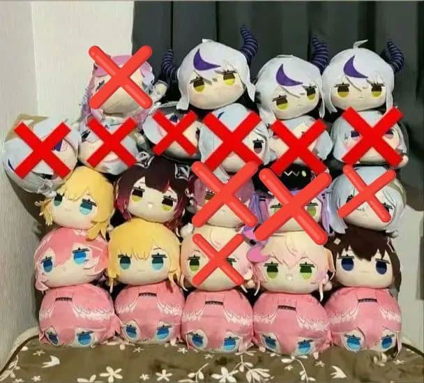 ホロライブ寝そべりぬいぐるみ　まとめ売り　19個