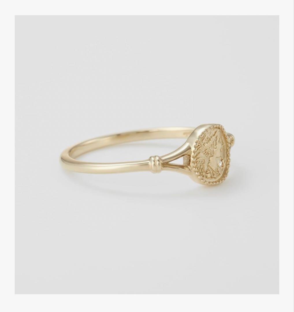 ゴールド モチーフ リング