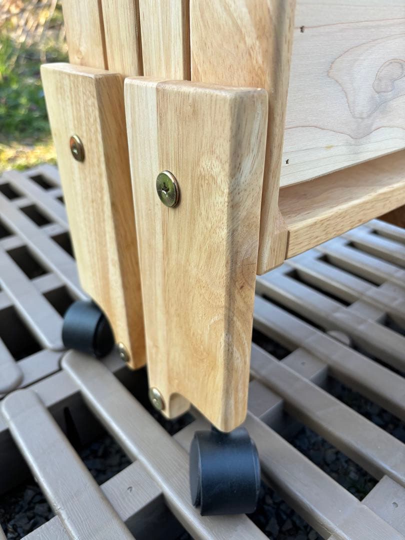 中居木工　木製 折りたたみベッド シングルサイズ　2019年製