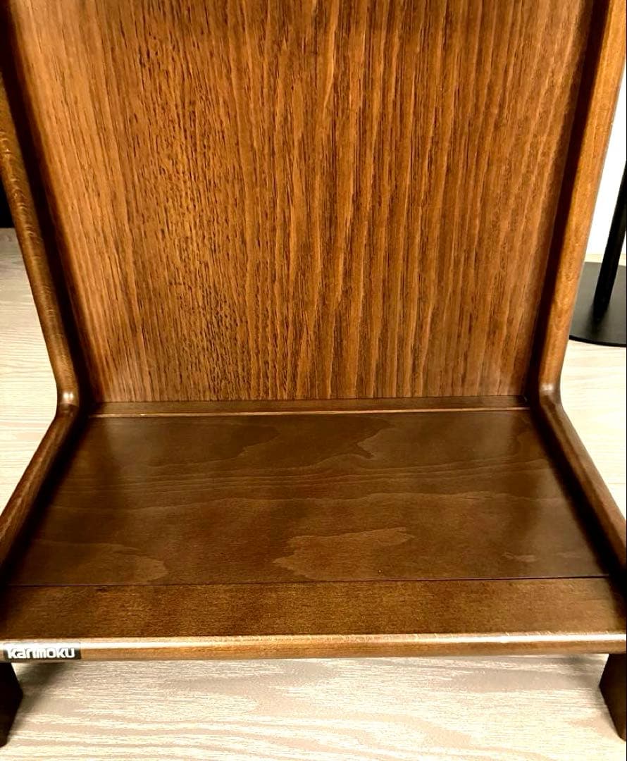 美品 オールドカリモク オープンシェルフ 花台 ナイトテーブル ヴィンテージ