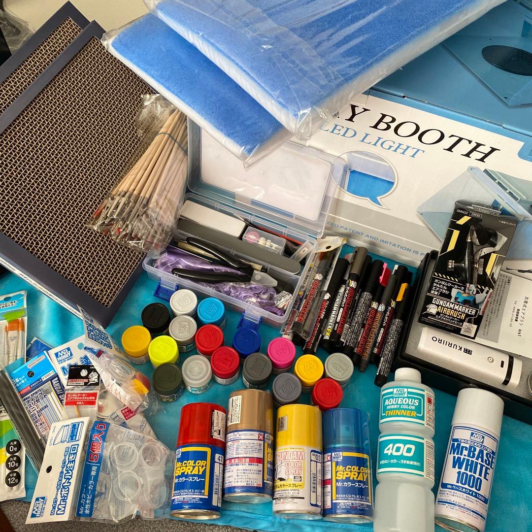 レ*様 塗装ブース、塗装用品セット ジャンク