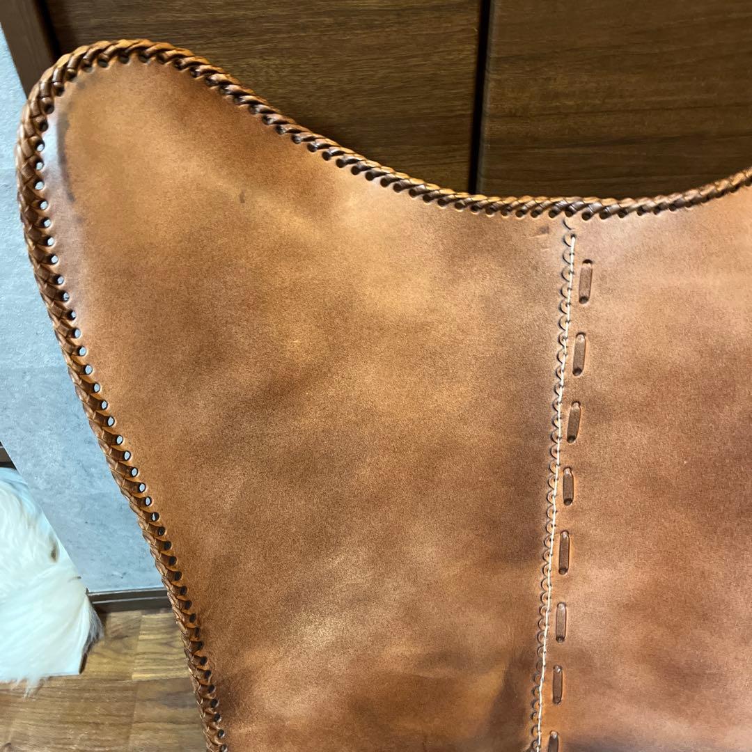 バタフライチェア　レザーチェア アンティーク ヴィンテージ