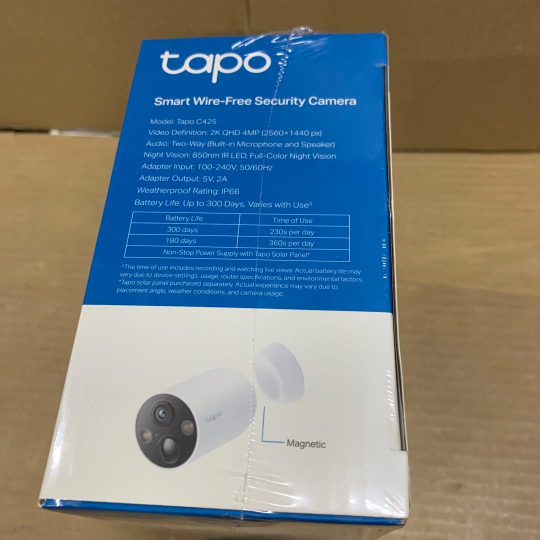 新品未開封　TP-Link Tapo 防犯カメラ マグネット WiFi カメラ