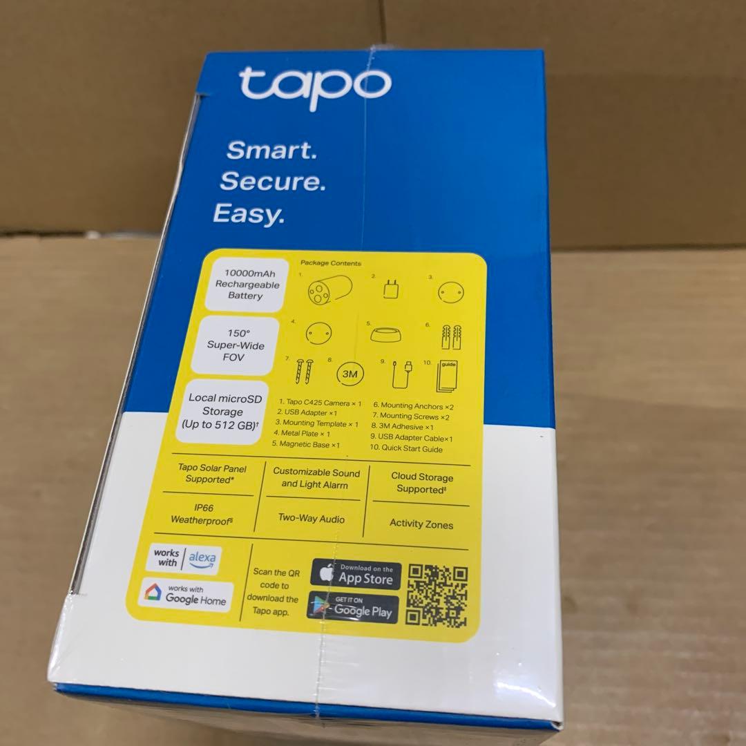 新品未開封　TP-Link Tapo 防犯カメラ マグネット WiFi カメラ