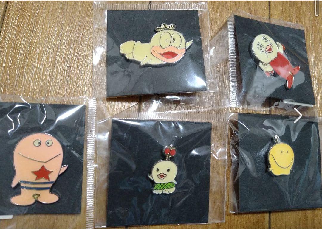 オバケのQ太郎 藤子不二雄ミュージアム ドロンパ U子 P子 O次郎　ピンズ5種