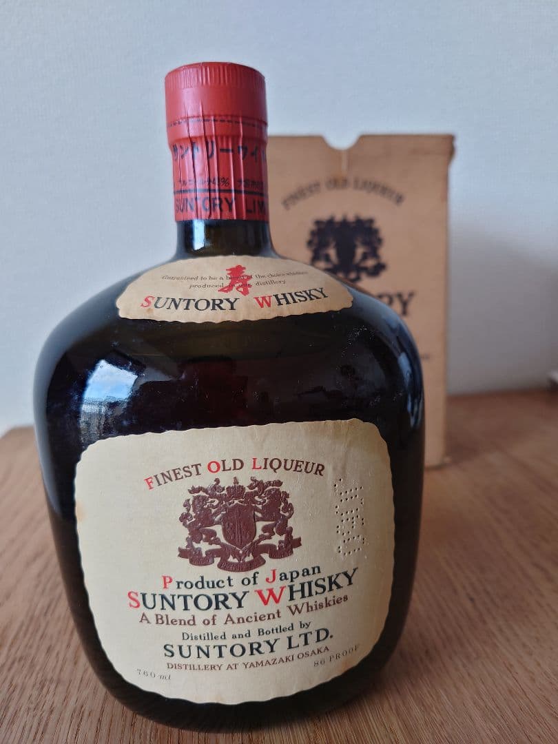 【希少】特級表示/中之島時代 サントリーオールド 寿 43度760ml 箱付き