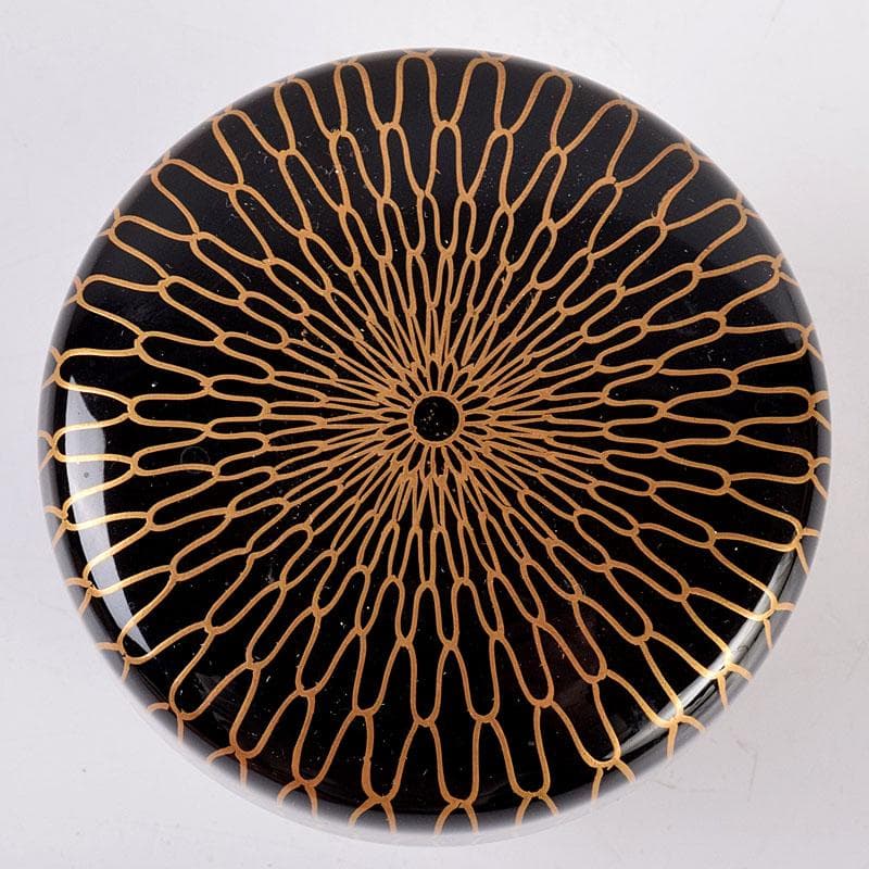 茶道具　正春作　網目金蒔絵　中棗　共箱　V　8435