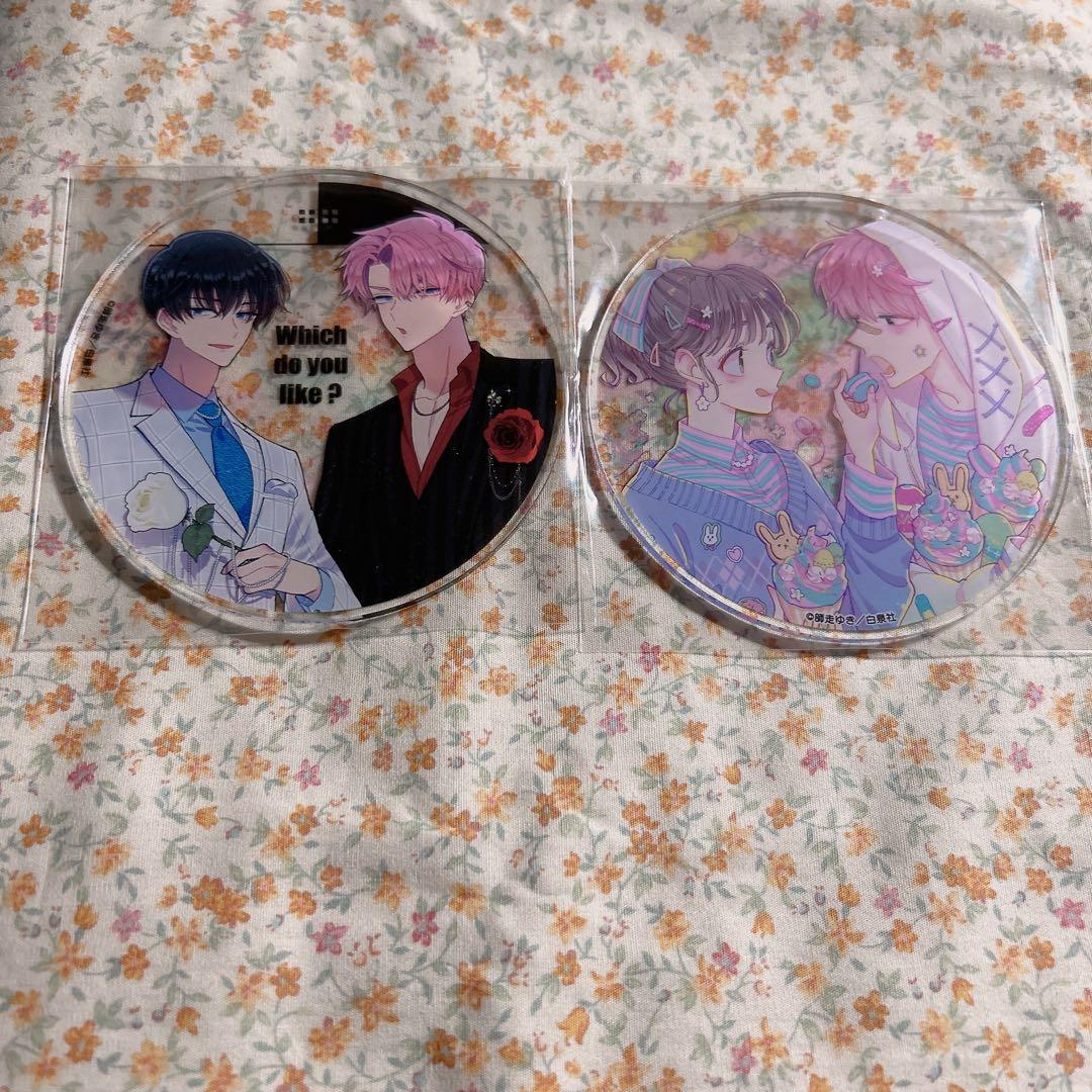 多聞くん今どっち！？　アクリルコースター