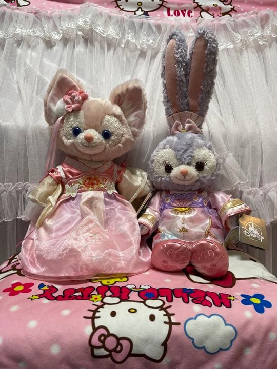 上海ディズニーランド中秋節限定リーナベルぬいぐるみS とステラルーS 2点セット
