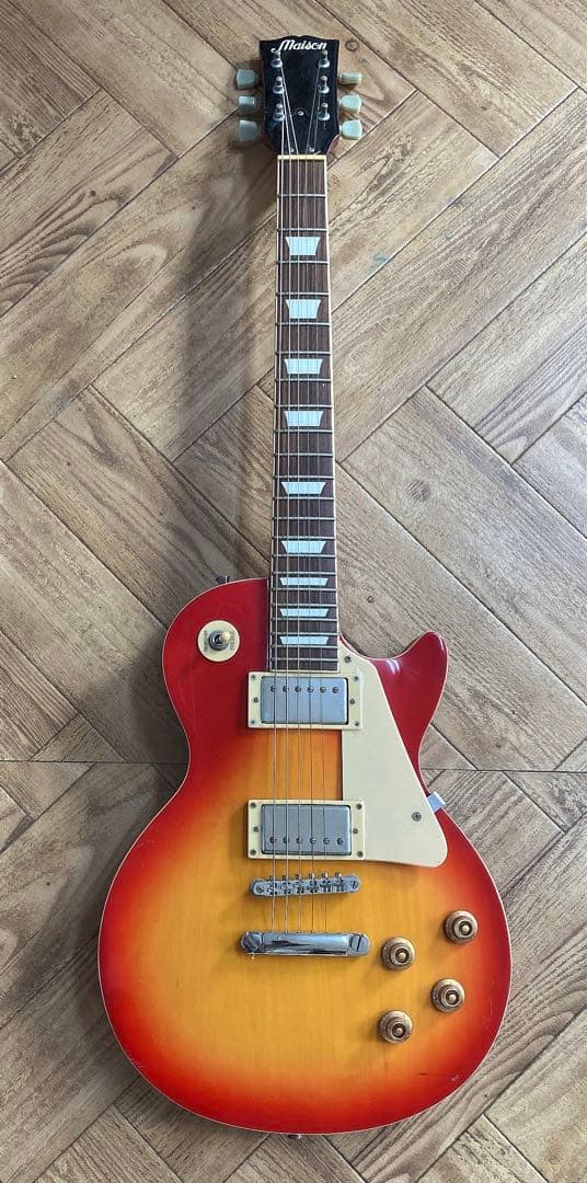 レスポールスタイル エレキギター サンバースト