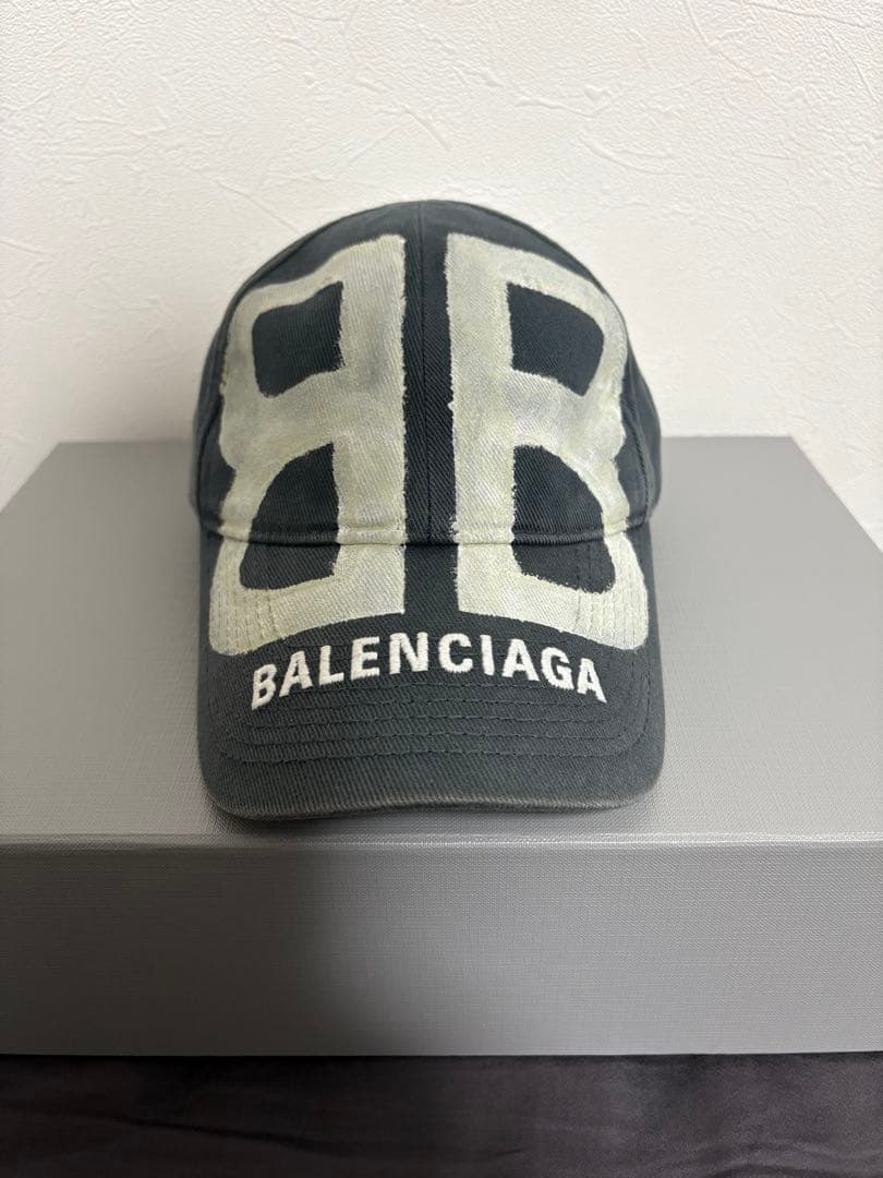 balenciaga bb sprayed cap L 付属品完備