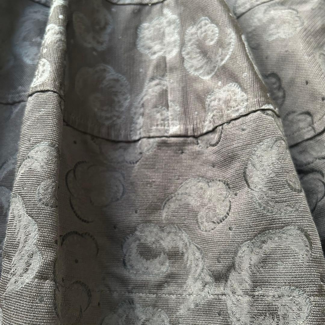 希少✨トリココムデギャルソン 変形 アシンメトリー 総柄 立体 フレアスカート