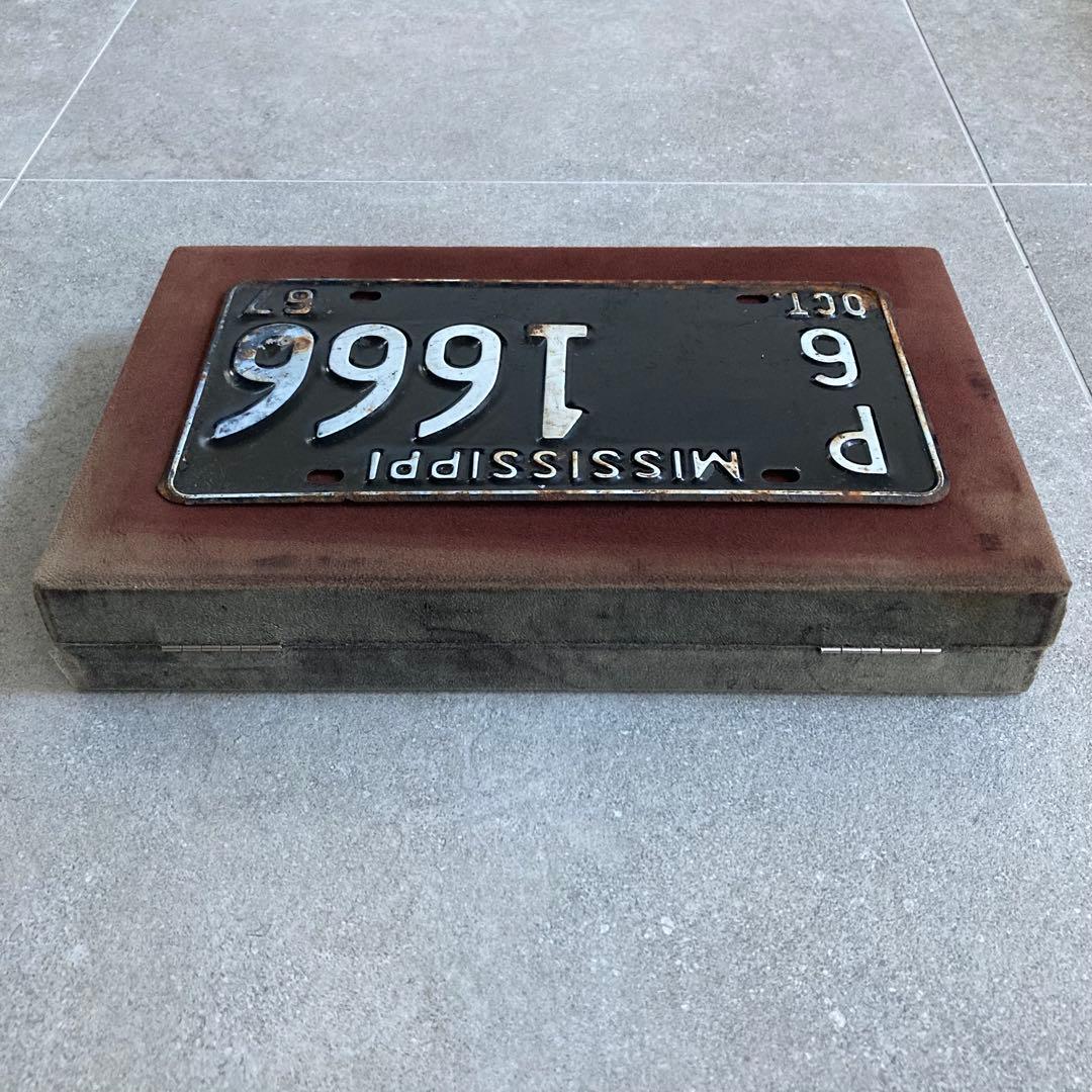 アメリカヴィンテージ コレクションBOX 1967 ミシシッピナンバープレート付