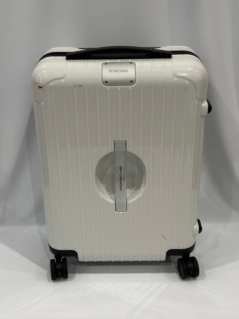 中古品RIMOWAリモワ×PORSCHEポルシェホワイト キャリーケース32L
