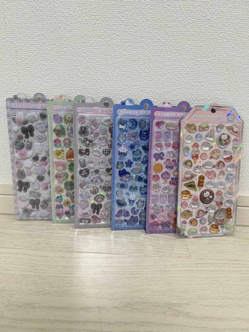 ボンボンドロップシール ボンドロ オリジナル にーはお もちもち しろくろ