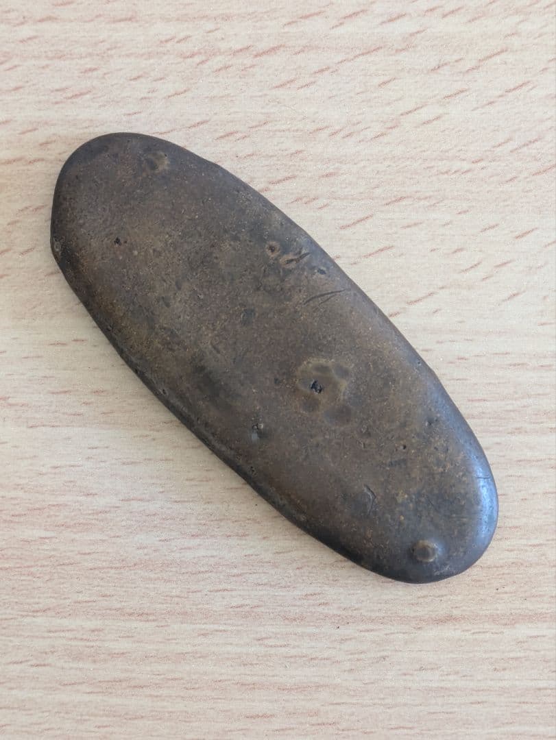 天保丁銀　重さ約155g　全長約90mm